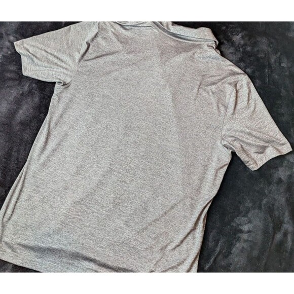 Minnesota Golden Gophers Polo Shirt Mens Large Gray Solid Loose Under Armour - Picture 7 of 7
